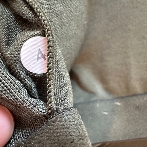 Lululemon Power Y Tank Luon Floral Sport White Multi / Gator Green Top Size 4 - Picture 8 of 8